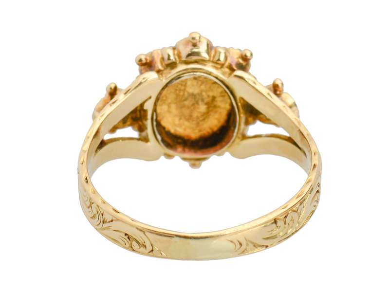 In the Age of Unforgettable - Victorian Ruby Diamond Ring
