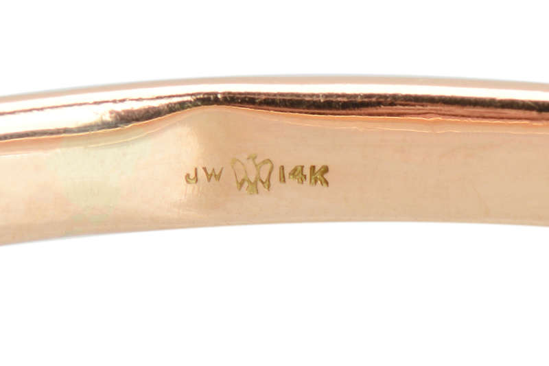 Floralista - Wannamaker Rose Gold Slip On Bangle