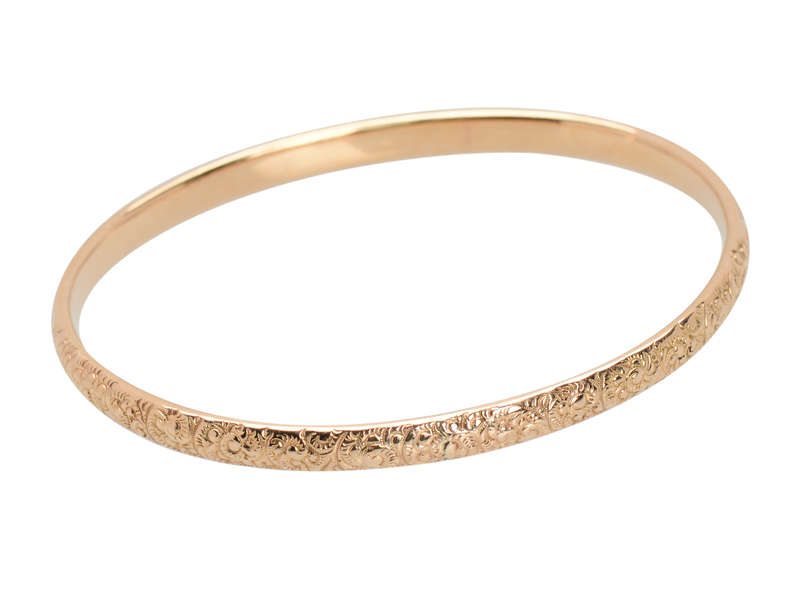 Floralista - Wannamaker Rose Gold Slip On Bangle