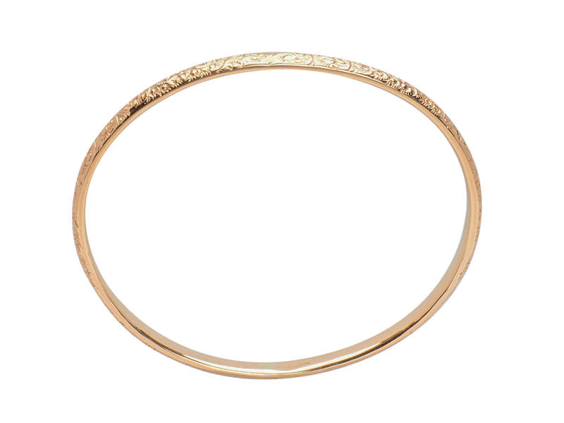 Floralista - Wannamaker Rose Gold Slip On Bangle
