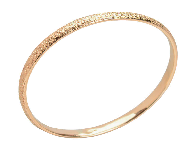 
                      
                        Floralista - Wannamaker Rose Gold Slip On Bangle
                      
                    