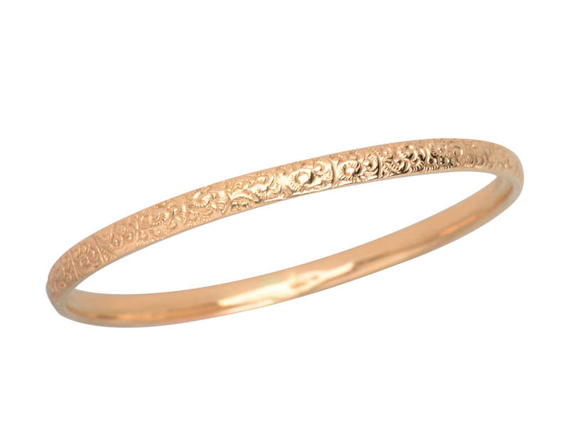 Floralista - Wannamaker Rose Gold Slip On Bangle