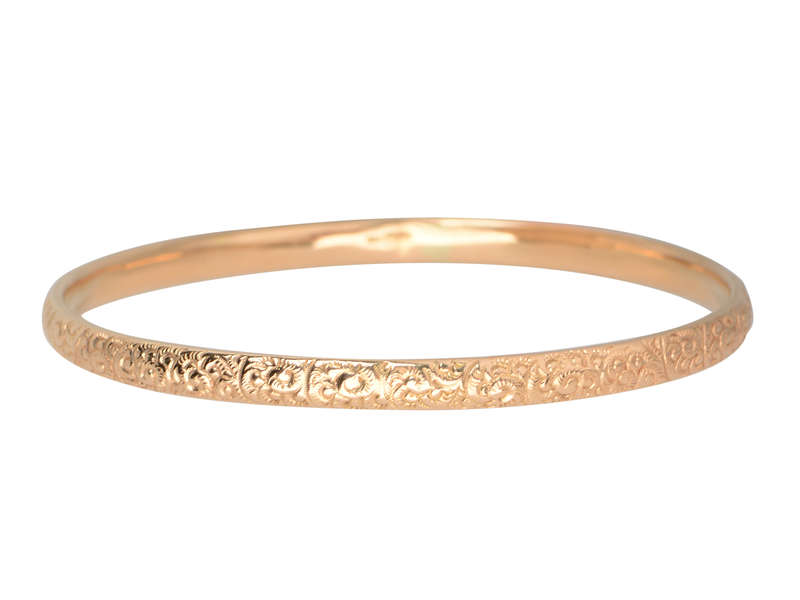 Floralista - Wannamaker Rose Gold Slip On Bangle