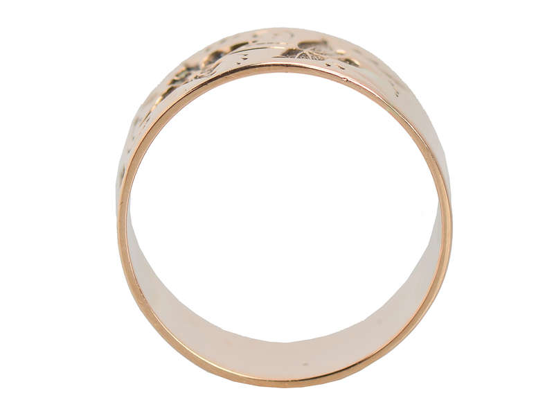 Leaves of Gold - Victorian Wedding Band