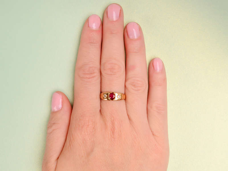 Evermore - Ruby Diamond Ring of 1885