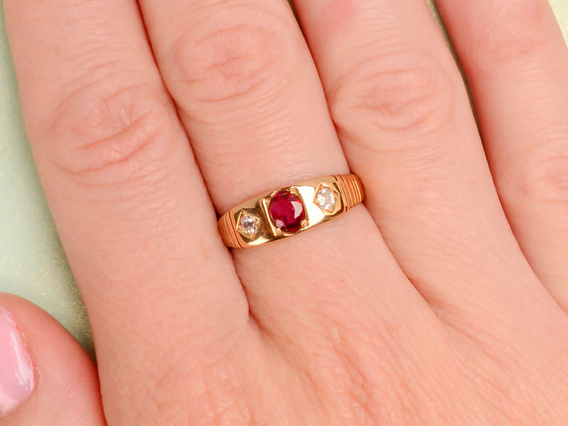 Evermore - Ruby Diamond Ring of 1885