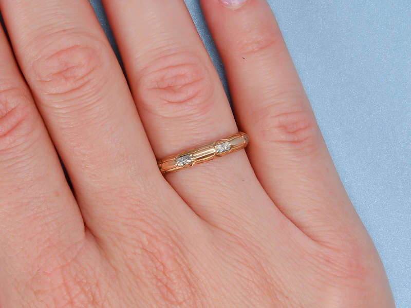 Orange Blossoms in White & Rose Gold