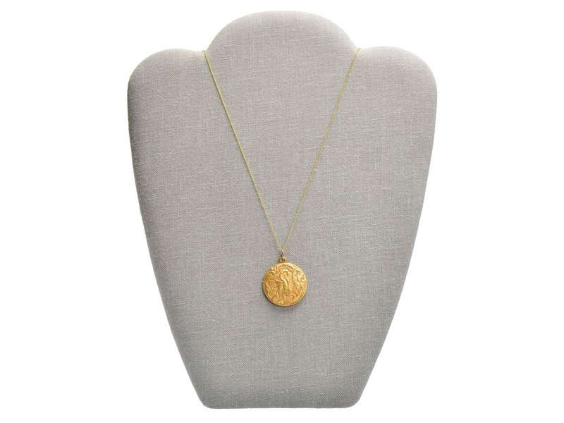Antique Sloan & Co. Scorpio Zodiac Pendant