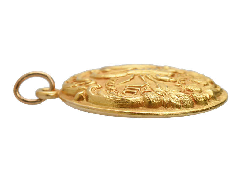 Antique Sloan & Co. Scorpio Zodiac Pendant