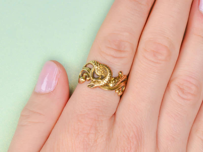 Dragon's Den - Antique Gold Ring