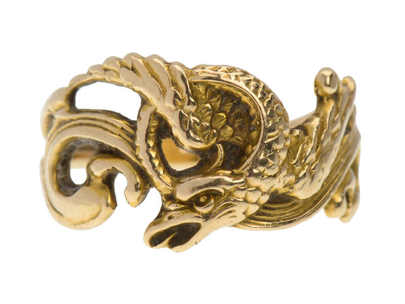 Dragon's Den - Antique Gold Ring