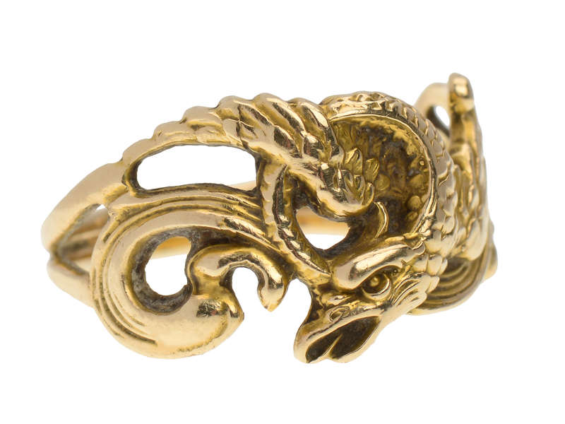 Dragon's Den - Antique Gold Ring