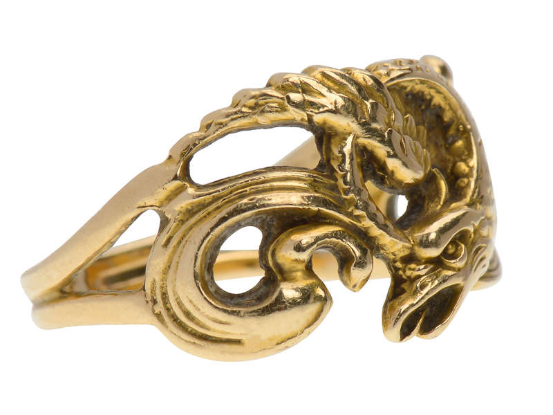 Dragon's Den - Antique Gold Ring