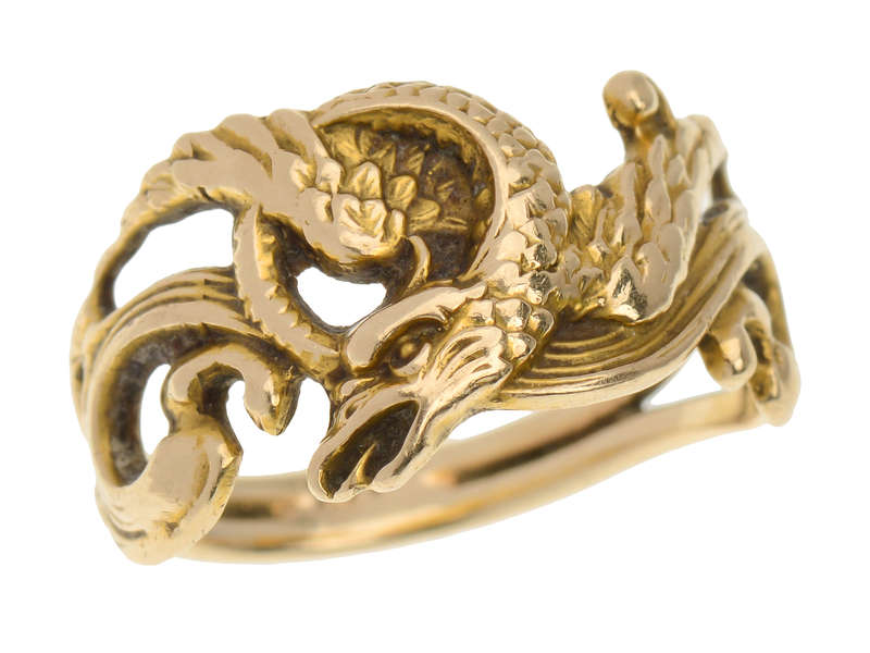 Dragon's Den - Antique Gold Ring
