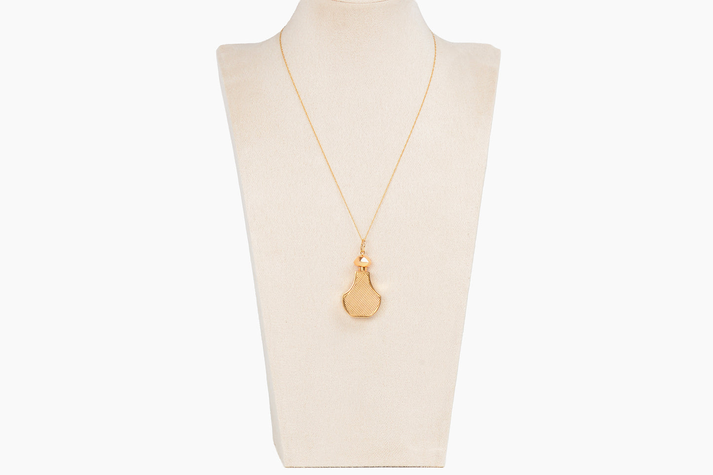 Vintage 18k Gold Perfume Bottle Pendant