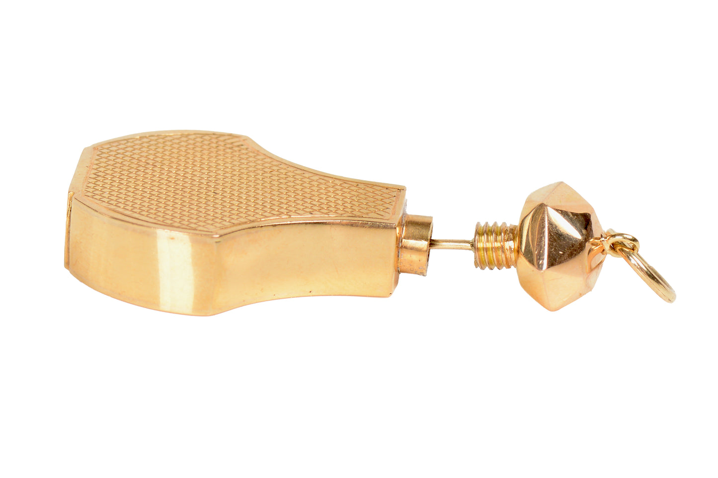 Vintage 18k Gold Perfume Bottle Pendant