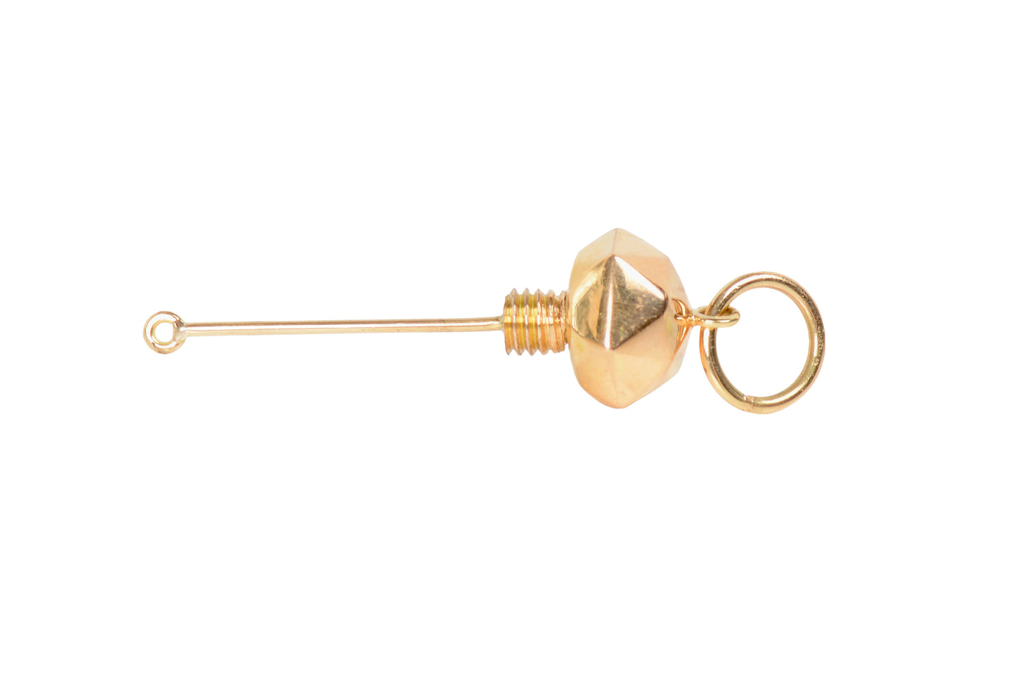 Vintage 18k Gold Perfume Bottle Pendant