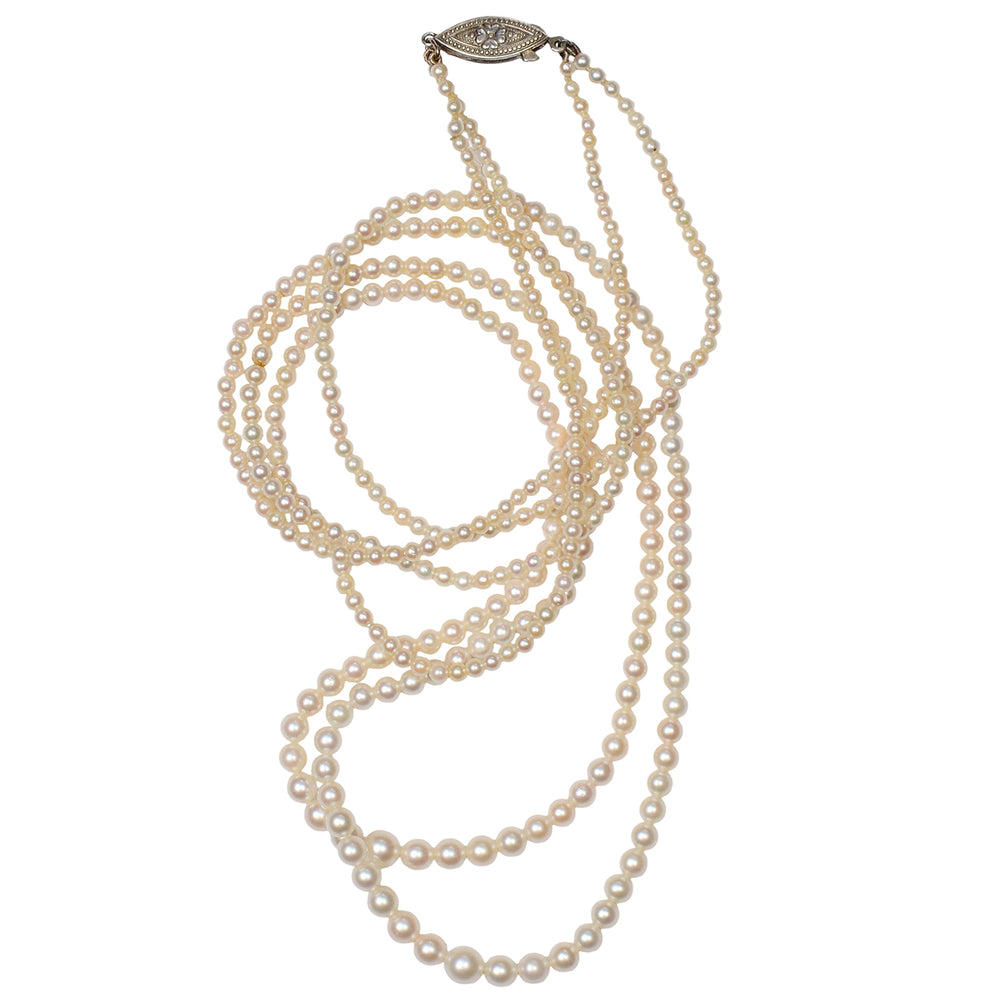 
                      
                        Double Delight - Mikimoto Cultured Pearl Necklace
                      
                    