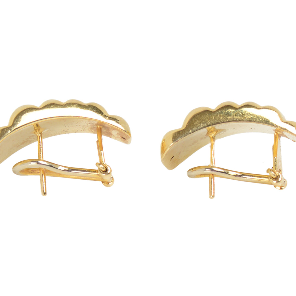 
                      
                        Vintage Italian  Unoaerre 14k Gold Post Clip Earrings
                      
                    