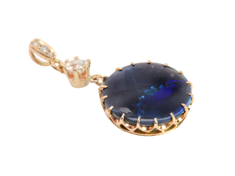 That Old Black Magic - Fantastic Opal Pendant