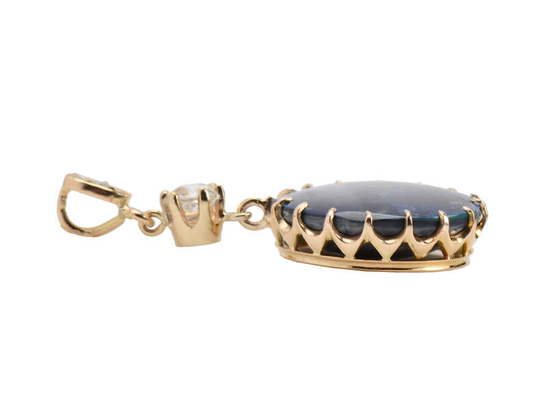 That Old Black Magic - Fantastic Opal Pendant