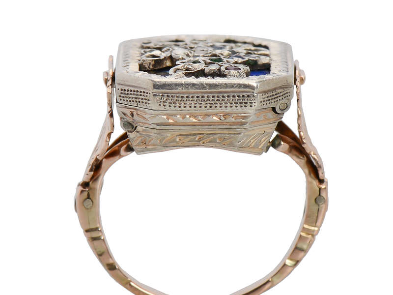 Rare Gem & Diamond Giardinetti Vinaigrette Ring
