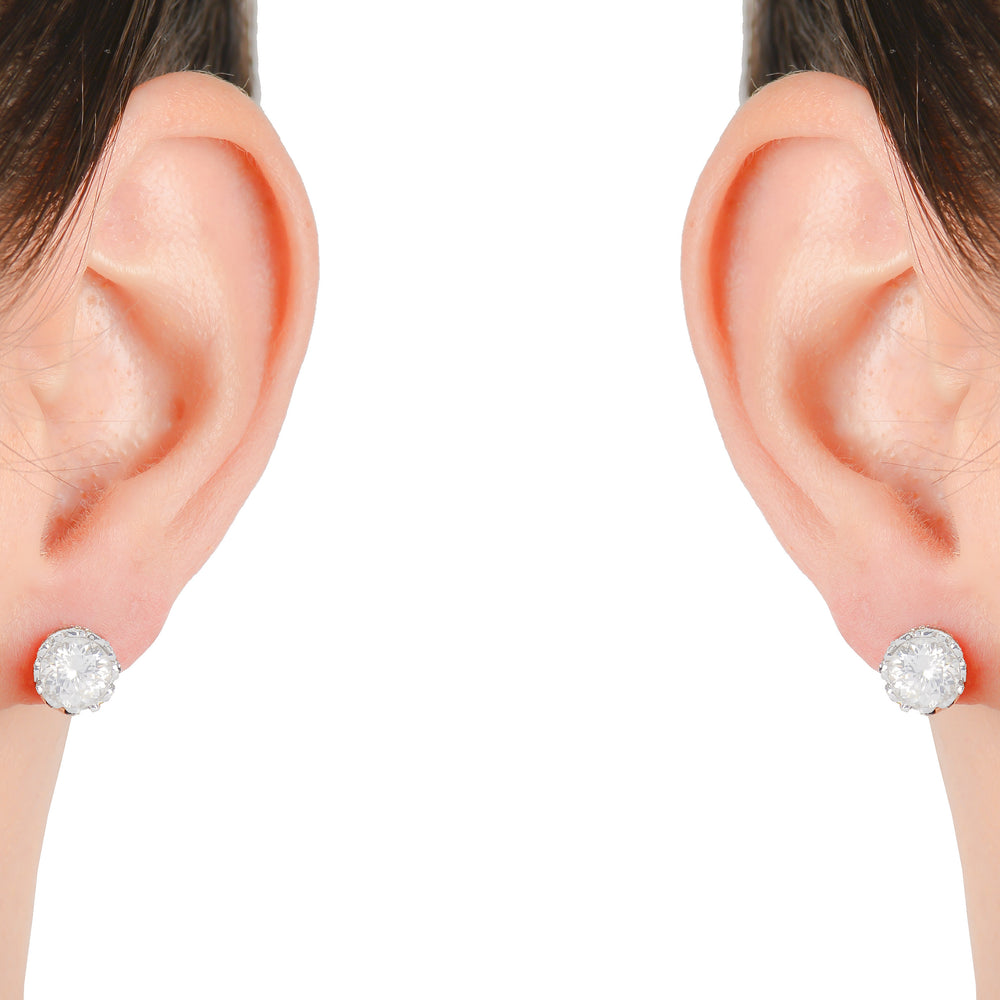 
                      
                        Dreamscape White Zircon Diamond Stud Earrings
                      
                    