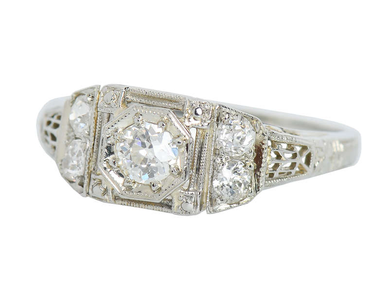 Vintage Art Deco Engagement Ring