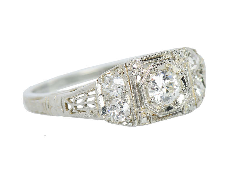 Vintage Art Deco Engagement Ring